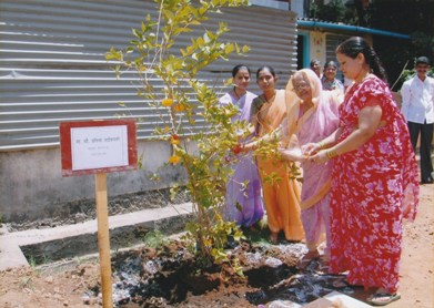 Tree-plantation ceremony at Maitrangan project
